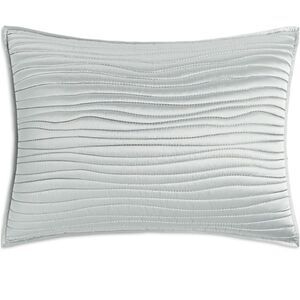 Hudson Park Palmetto Standard Pillow Sham. Gray